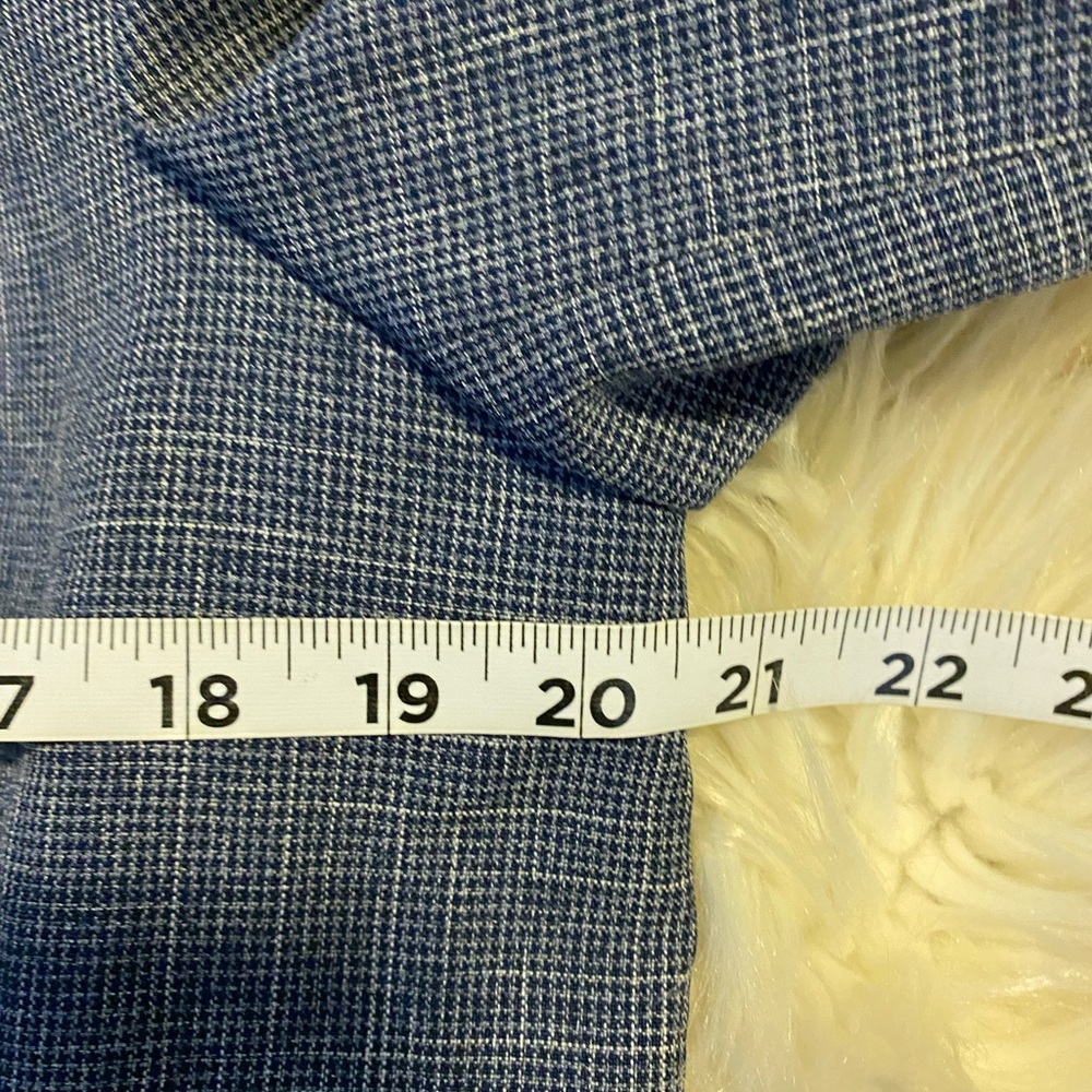 Le Suit petite blue pant suit 16p - Picture 7 of 12